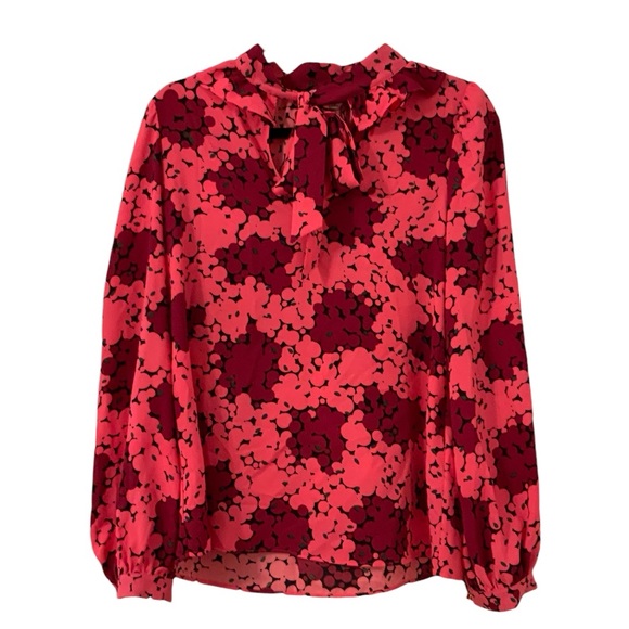 Kate Spade Bubble Dot Blouse Pink Size XS - Picture 2 of 12